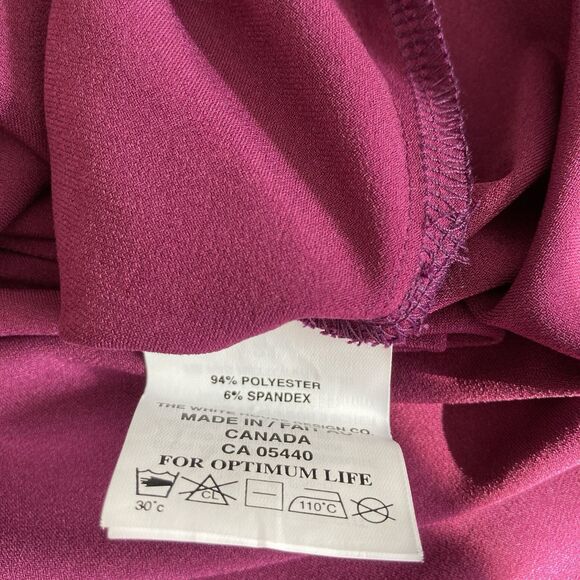 Sympli Womens Tunic Top Size 12 Purple 3/4 Sleeve Round Neck Pullover Basic - Picture 9 of 9